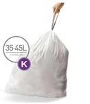 Simplehuman - M&uuml;lleimerbeutel 35-45 L, Typ K, 60 Stk. Cw0260