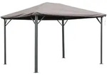 Schutzh&uuml;lle Wasserdicht 3x3,6m F&uuml;r Stoff Und Hardtop Pavillon Ersatzdach Abdeckung