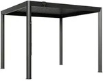 Primeyard Pergola 3,5x3 M Aluminium Pfosten Und Lamellendach Aus Stahl -