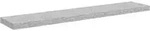 Schweberegal Betongrau 120x23,5x3,8 Cm Mdf Vidaxl