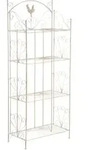 Standregal Mia Aus Eisen 153 X 62 Cm Antik-creme