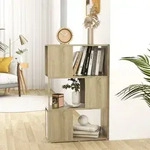 Vidaxl - B&uuml;cherregal Raumteiler Sonoma-eiche 60x24x94 Cm Holzwerkstoff
