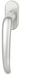 Fsb - Fenstergriff 34 1023 Ovale Rosette Griff Universal Aluminium Silber Eloxiert