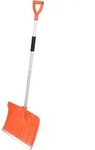 Schneeschaufel Mit D-griff & Schneeb&uuml;rste - Gro&szlig;e Kapazit&auml;t & Abnehmbar