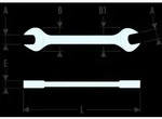Facom 44.34x36 Maulschluessel ''Serie 44'' 34x36 Mm