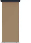 Balkon Seitenmarkise 100 X 250 Cm 100% Polyester Eisen Stahl Vidaxl
