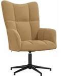 Relaxsessel Braun Samt Vidaxl
