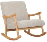 Clp - Schaukelstuhl Morelia Stoff Creme