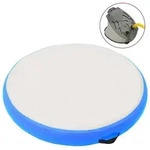 Vidaxl Inflatable Gymnastic Mat With Pump 100x100x10 Cm Pvc Blue