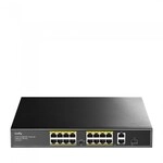 Schalter Cudy Fs1018ps1 16-port 10/100m Poe+ 190w 2xgbe 1xsfp