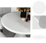 Tischfolie Transparent &Oslash; 90 Cm 1,6 Mm Pvc Vidaxl