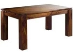 Esstisch Mit Ansteckplatten Sheesham 140-180/220x90x76 Life Honey Lackiert Metro Life