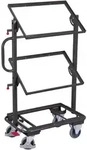 Variofit Beistellwagen Ohne B&ouml;den Neigbar Ral 7016