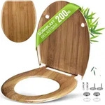 Wc Sitz Duroplast Absenkautomatik Schnellbefestigung Bad Toilettendeckel Klobrille