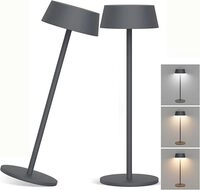 Led-tischleuchte, Kabellos, Dimmbar, Batteriebetrieben, Wasserdicht (ip54), 2 St&uuml;ck