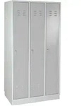 Adb - Umkleideschrank Kleiderspind Garderobenschrank Spind 3-t&uuml;rig 1775x890x500 Mm