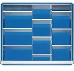 Rau - Schubladen-einteilungs-set Schublade-xl H 180-360mm 2 Trenn + 9 Steckw&auml;nde