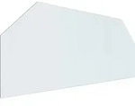 Feuerstelle Glasplatte Transparent 120 X 50 Cm Glas Vidaxl