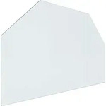 Feuerstelle Glasplatte Transparent 80 X 50 Cm Glas Vidaxl
