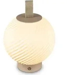 Briloner Led Tischlampe Kabellos &Oslash;18x25 Cm Rund 2w 150lm 2700k Warmwei&szlig; Dimmbar