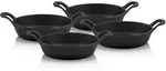 Bbq-toro Gusseisen Servierpf&auml;nnchen, 4 St&uuml;ck, &Oslash; 16 Cm, Rund, Gusspfanne,