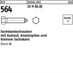 Din 564 Form B Sechskantschraube Vg M16x90 Stahl 8.8 Blank M. Ansatzspitze 10 Stk