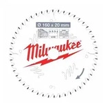 Milwaukee Kreiss&auml;ge 160x20x2,2x48z Holz - Sauberer Schnitt Csb P W