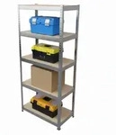 2 X Schwerlastregal, Hxbxt 180x60x30 Cm, Traglast 500 Kg, 5 Ebenen, Lagerregal