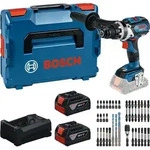 Bosch Akku-bohrschrauber Gsr 18v-110 C, 2x 5.0 Ah Und Ladeger&auml;t + Bit-set In L-boxx