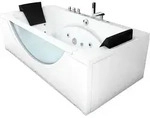 Acquavapore - Whirlpool Pool Badewanne Eckwanne Wanne W81h-th-a-sc 90x180cm...