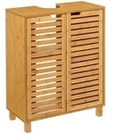 5five Simply Smart - Waschbeckenunterschrank Aus Bambus Sicela, Nat&uuml;rliche