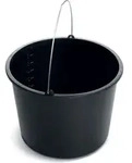 Baueimer 20l Schwarz Maurereimer Zementeimer Wassereimer Schutteimer