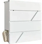 Relaxdays Briefkasten Mit Zeitungsfach, Hxbxt: 37 X 37 X 11 Cm, Din C4, Wetterfest, 4