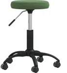 Massagehocker Samt Dunkelgr&uuml;n Vidaxl614244