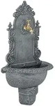 Relaxdays Xl Wandbrunnen Antik, Mit Wasserhahn, Nostalgisch, Waschbecken Garten,