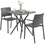 Gartenm&ouml;bel-set Pula Dunkelgrau