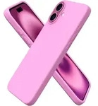 H&uuml;lle F&uuml;r Iphone 16 Plus Silikon 6,7 Zoll Schutzh&uuml;lle Fl&uuml;ssiges Silikon Blau