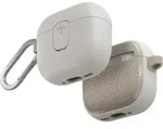 Uniq Clyde Schutzh&uuml;lle Mit Schloss F&uuml;r Airpods 4 &ndash; Beige