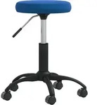 Vidaxl Massagehocker Samt Blau