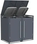 Westmann M&uuml;lltonnenbox Mit Fu&szlig;pedal 2er