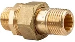 Viega - Rohrverschraubung 3334 Flachdichtend In R1/2 X R1/2 Rotguss