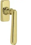 Marchesi - Fenstergriff Alt - Wien - Vk 7 X 37 , 45 /90 Grad Rast., Messing Pol.