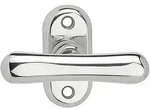 Marchesi - Fenstergriff Elegant - Sichtbar Geschraubt, 7x35, Messing Verchromt