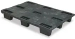 Brb Euro-leichtpalette/kunststoffpalette Im Euroma&szlig;, Schwarz, Lxbxh...