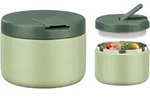 Thermobeh&auml;lter 350ml Edelstahl Kinder Lunchbox Auslaufsicher Gr&uuml;n