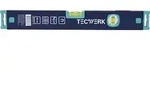 Tecwerk Wasserwaage 80cm Alu.blau M.magnet &plusmn; 0,5 Mm/m Tecwerk