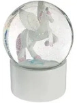 Atmosphera - Schneekugel Einhorn - H 16 Cm Cr&eacute;ateur D'Int&eacute;rieur