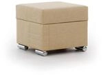 Polsterhocker Mit Stauraum Canton In Stoff Liverpool Beige