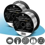 Stahlwerk F&uuml;lldraht 2er Set Flux E71t-gs 0,9 Mm 1 Kg Drahtrolle D100 Mig Mag