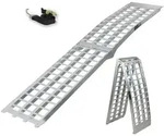 Trutzholm &reg; - Trutzholm 1 X Auffahrrampe 230 Cm Traglast 680 Kg Alu Klappbar Grau